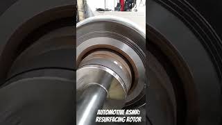 Automotive ASMR mechanic machining lathe autorepair brakes asmr resurfacing rotor daily [upl. by Anaderol]