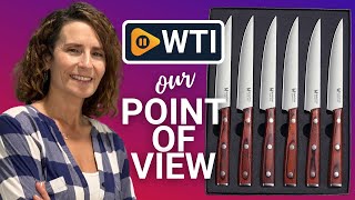 WALLOPTON Steak Knives Set  POV  Would you buy it [upl. by Lester]