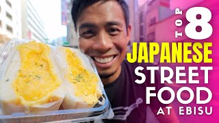 Hidden Japanese Street Food Tour in Tokyo Ebisu [upl. by Osana]