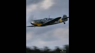 Messerschmitt Bf109 G6 DB605 flyby messerschmitt bf109 luftwaffe vintageaircraft ww2warbirds [upl. by Kirsteni150]