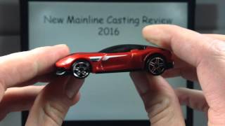 Gazella GT  Hot Wheels 2016 New Model Review [upl. by Adeys166]