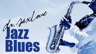 Jazz Blues • Blues Saxophone Instrumental Music for Relaxing and Study [upl. by Tennies]