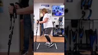 Janet a below knee prosthetic leg exercises for new amputees [upl. by Dranyam]