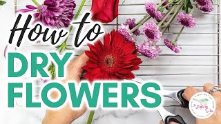 Air Fryer Recipe  Dried Flower Bouquet Arrangement [upl. by Erastatus406]