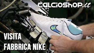 Calcioshopit visita la fabbrica Nike a Montebelluna [upl. by Sinned]