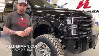 KELDERMAN BLACK amp CHROME 2020 F350 PLATINUM [upl. by Etnuahs]