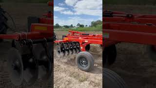 John Deere 5100e pulling a disk [upl. by Ahsoem]