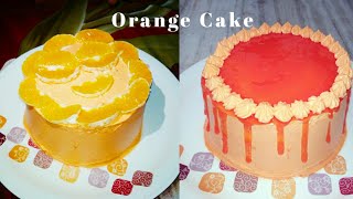 EGGLESS ORANGE CAKE RECIPE WITHOUT OVEN CAKE ORANGE CAKE RECIPEEGGLESS CAKE CAKES [upl. by Ivatts]