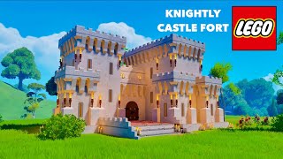 LEGO Fortnite Knightly Castle Fort [upl. by Sedicla]