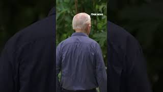 Biden goes viral for postspeech walkoff in Amazon rainforest [upl. by Eneles]