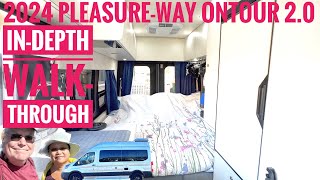 2024 PLEASUREWAY ONTOUR 20  INDEPTH WALKTHROUGH BY OWNERS MPGSTORAGE IDEASITEMS WE ARE USING [upl. by Oakie]