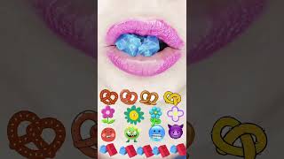 ASMR Satisfying Emoji Edible Crystal Candy Kohakutou Eating Sounds chewchewasmr575 [upl. by Hawken]