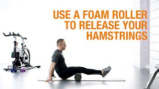 Wellness Wednesday Use a foam roller to release your hamstrings [upl. by Zinah]