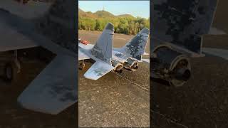 Freewing MiG29 Fulcrum Digital Camo EDF upgrade Twin KingTech K45 Turbine Jet w3D Vector Thrust [upl. by Domingo]