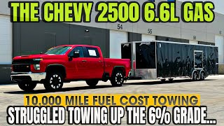 Chevy Silverado 2500 Gas L8T V8 Towing Up 6 Grade With MPG Better Than Ford Super Duty 73L [upl. by Wendelina]