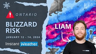 Powerful Snowstorm Could Bring Blizzard Conditions to Ontario Starting Friday Jan 12 2024 [upl. by Shelby861]