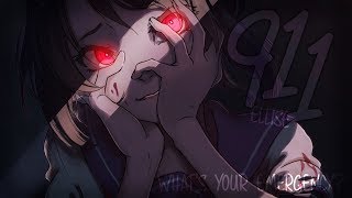 Nightcore ↬ 911 lyrics [upl. by Disini]