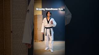 Skipping Roundhouse Kick Tutorial For Taekwondo🥋 [upl. by Deppy185]