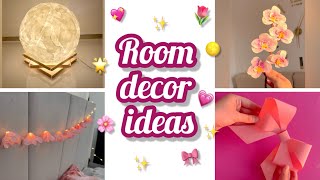 4 Ideas  DIY Room Decor Ideas  Making cute room decor 💖 [upl. by Gnik]