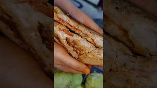 Bread sandwich recipe 😋food foodiefoodlover shortvideo shorts short youtubeshorts [upl. by Haukom]