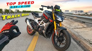 New Apache RTR 310  Top Speed  0 to 60  0 to 100  1st to 6th All Gears Top Speed [upl. by Annoda]