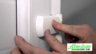 Adjusting hinge and keeps on a upvc door [upl. by Georgianna]