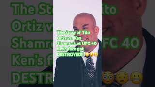 The Story of Tito Ortiz vs Ken Shamrock at UFC 40  KEN’S FACE GOT DESTROYED 😳😧😬 ufc [upl. by Anette860]