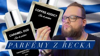 PARFÉMY Z ŘECKA  COFFEE ADDICT  CARAMEL OUD  THEODOROS KALOTINIS  UNBOXING [upl. by Margery615]