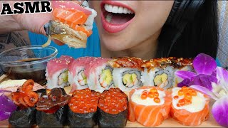 ASMR SUSHI EATING SOUNDS NO TALKING  SASASMR [upl. by Nashom]