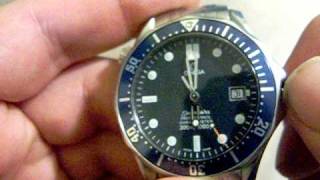 Setting the Date CORRECTLY on an Omega Seamaster Or most mechanical watches [upl. by Sisely542]