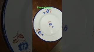 ENAMELWARE DINNER PLATE 🍽 youtubeshorts [upl. by Daniell]