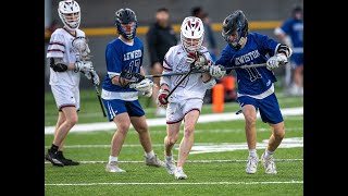 Edward Little beats rival Lewiston in boys lacrosse [upl. by Eitsyrk]