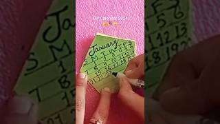 Diy Desk calendar 2024💫🎉💫creative craft diy art calendar shorts viral [upl. by Herries582]