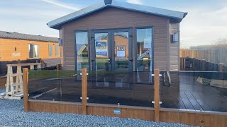 Willerby Sheraton Elite Lodge sited with decking 42 x 14 2 bedroom [upl. by Yesac892]