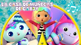 ¡Gira la rueda de canciones Canta con Gabby y sus amigos  LA CASA DE MUÑECAS DE GABBY  Netflix [upl. by Nanete]