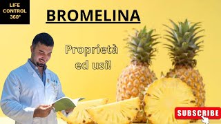 BROMELINA PROPRIETÀ ED USI [upl. by Alekal]