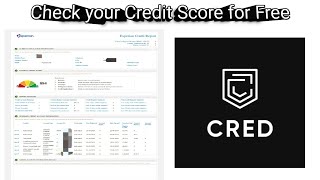 How to Check your Credit Score for Free using Cred app  Techno Logic [upl. by Bolte]