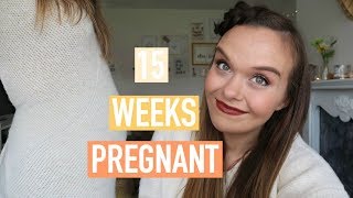 15 WEEKS PREGNANT  SYMPTOMS 15 WEEK BUMP AND GUESS THE GENDER [upl. by Aztiray]