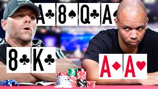 2500000 Super High Roller Ivey  Katz  Greenwood  Young Epic Final Table Poker Showdown [upl. by Dirk]