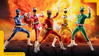 PREVIEW 16 Power Rangers Turbo Action figure  Threezero Figzero  Hasbro [upl. by Lara]