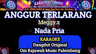 ANGGUR TERLARANG KARAOKE MEGGYZ  NADA PRIA karaokedendy karaokerajawali [upl. by Ahras820]