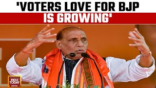 Modi Mantaris Sinking Ship Attack At Congress  Rajnath Singh Voters Love For BJP Is Growing [upl. by Mcgruter]