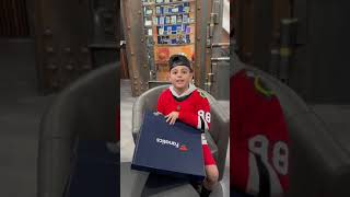 Opening an Autographed Football Jersey MYSTERY BOX mysterybox nfl autograph shorts explore [upl. by Spanos164]