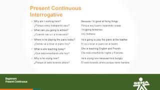 English Level 2 Beginners Lesson 14 Present Continuous Interrogative [upl. by Charlotta]