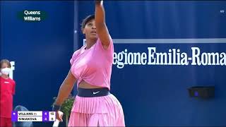 Katerina Siniakova v Serena Williams  EmiliaRomagna 2021 R2 Highlights [upl. by Lleynad162]