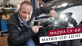 Demontage eines Mazda CX60 Matrix LEDScheinwerfers  Aufbau und Funktion den Bauteile [upl. by Ahtekahs748]