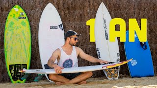 MA PROGRESSION EN 1 AN DE SURF [upl. by Aylmer374]