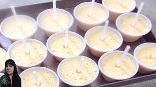 Como fazer picolé de gelatina no potinho abacaxi  Receitas Fantásticas by Fátima [upl. by Lyris]