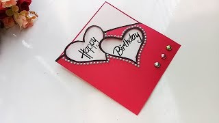 Beautiful Handmade Birthday cardBirthday card idea [upl. by Breen256]