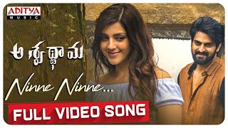 Ninne Ninne Full Video Song  Aswathama Movie  Naga Shaurya  Mehreen  Sricharan Pakala [upl. by Atilamrac224]